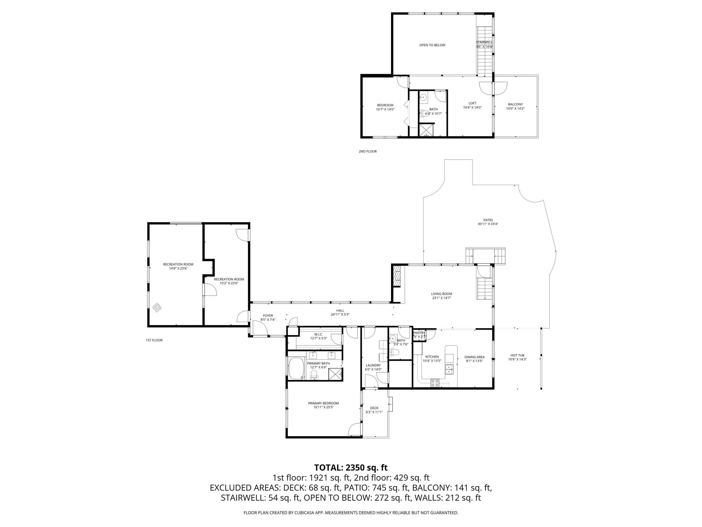 Floor plan of The Stillwood Retreat